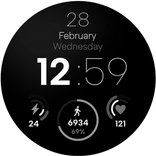 Minimal Watch Face Galaxy Wear
