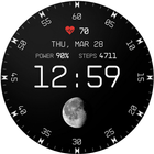 Minimal Watch Face Moon Space 图标