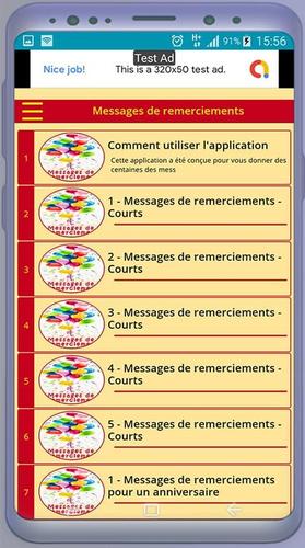 Messages De Remerciements Pour Toutes Occasions For Android Apk Download