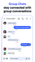 Message App: シンプル smsメッセンジャー スクリーンショット 1