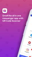 Messenger with Smart QR code s Affiche