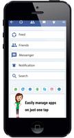 X- Messenger : Free video call, social messenger screenshot 1