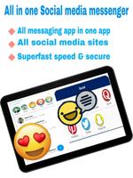 New Social Media Messenger 2020 Affiche