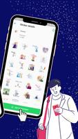 Magic Princess stickers for WhatsApp Messenger capture d'écran 3