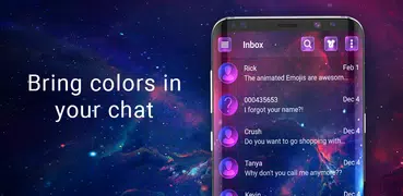 Neon led SMS Messenger theme