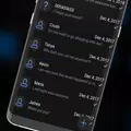 Dark Mode SMS Theme