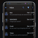 Tema messenger hitam keren APK