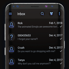 Cool black messenger theme ikona