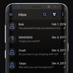 Cool black messenger theme