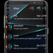 Tryb nocny SMS Messenger Theme