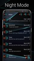 Night Mode SMS Messenger 海报