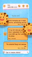 Sweet cookie messages and wallpapers ภาพหน้าจอ 2