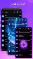 Blue Blossoms SMS Theme স্ক্রিনশট 2