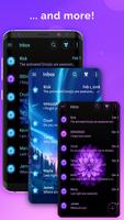 Blue Blossoms SMS Theme Ekran Görüntüsü 2