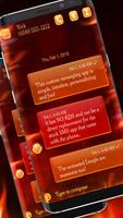 Fire SMS Theme 스크린샷 1