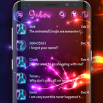 Tema SMS lampu neon icon