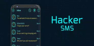 Hacker sms messenger theme