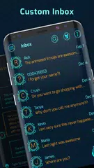 Descargar XAPK de Tema de hacker sms messenger