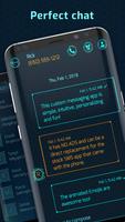 Hacker sms messenger theme تصوير الشاشة 1