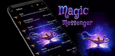 Magic lamp sms theme