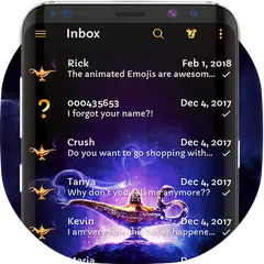 Скачать Magic lamp sms theme XAPK