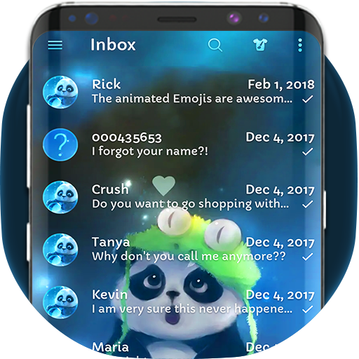 Panda Messenger SMS theme