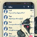 APK Cute Rabbit Wolf SMS Theme