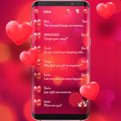 Romantic love red color theme APK download