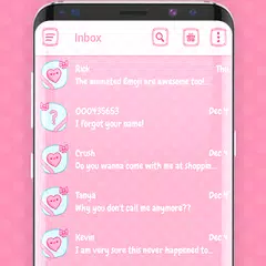 Pink messenger theme XAPK 下載