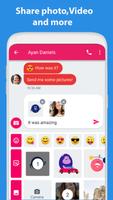 Poster Messenger Text and Video Call