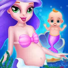 Скачать Mermaid Mom & Baby Care Game APK