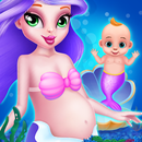 Mermaid Mom & Baby Care Game APK