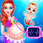Mermaid Game: Newborn,Pregnant-icoon