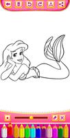 Mermaid Princess Coloring Book स्क्रीनशॉट 3