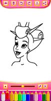 Mermaid Princess Coloring Book स्क्रीनशॉट 2