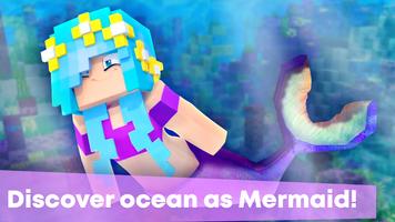 Mermaid Tail Mod for MCPE Affiche