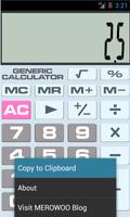 Generic Calculator capture d'écran 1