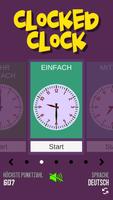 Clocked Clock Plakat
