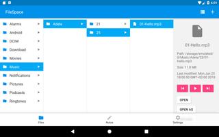 3 Schermata File Manager FS 📂 FileSpace s