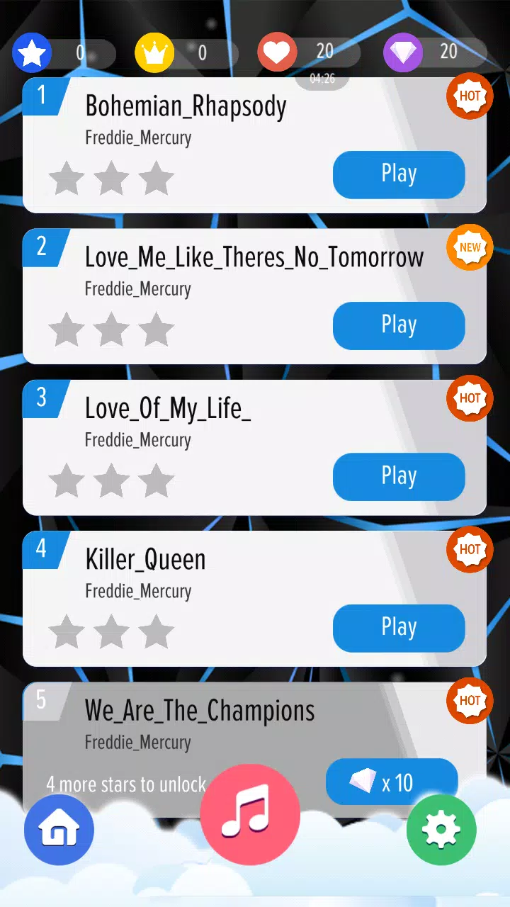 Freddie Mercury - Queen - Magic Piano Tiles para Android - Download