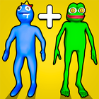 Merge rainbow friends game 3d icono
