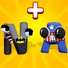 Merge Alphabet Heroes Clash أيقونة