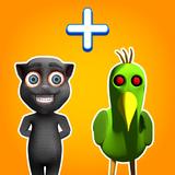 Juan Cat Merge: Monster Garten أيقونة