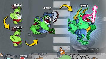 Merge Fight: Grim & Zombie War ảnh chụp màn hình 2