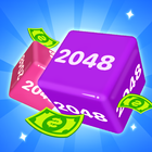Chain Cube 3D:Drop Number 2048 icon