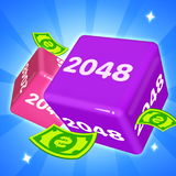 Chain Cube 3D: أسقط الرقم 2048