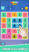 Merge Block : Game Puzzle Number الملصق