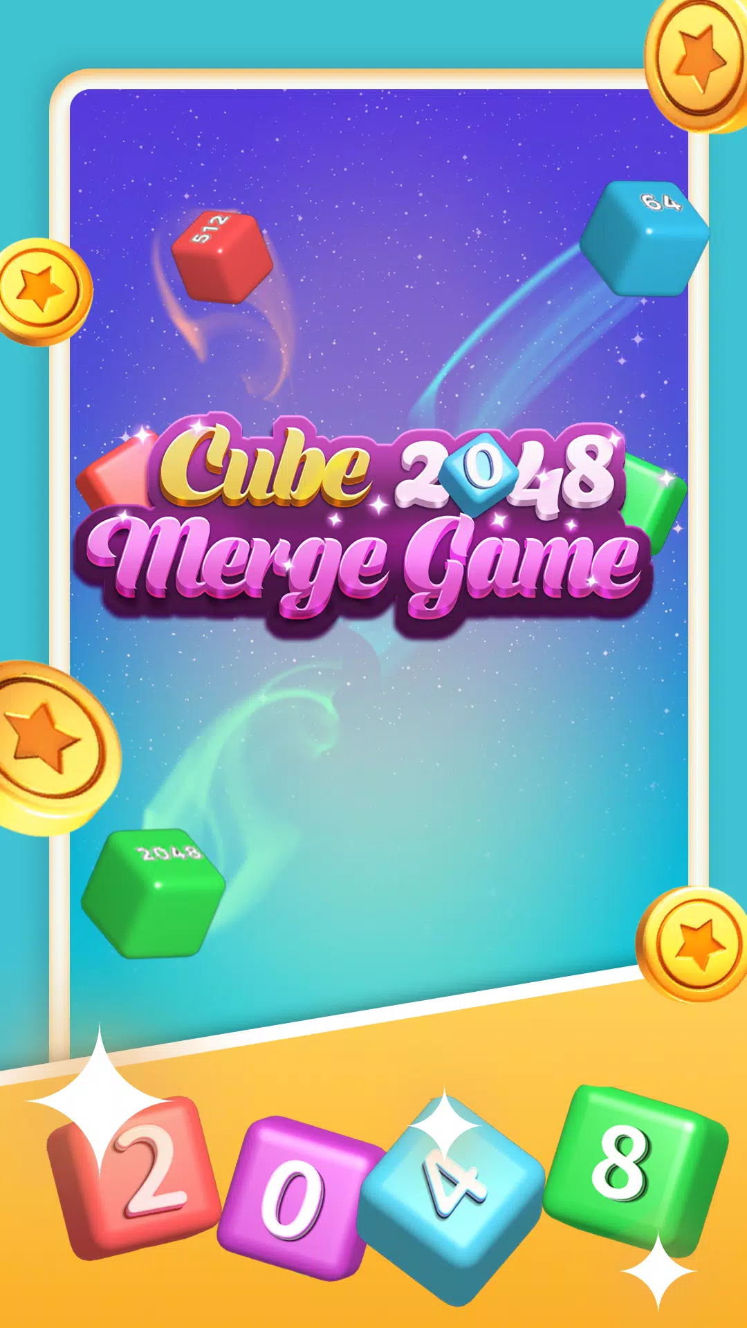 2048 3D : Cube Merge::Appstore for Android