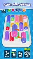 Coin Merge & Sort Puzzle imagem de tela 1