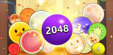 2048 balls: merge number